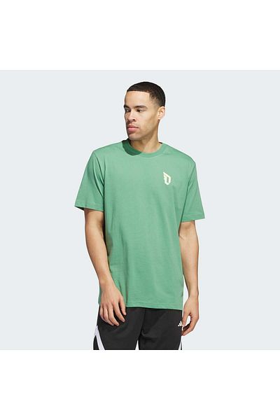 adidas Ανδρικό μπλουζάκι casual Dame Fndn Tee - IY3728 Χακί