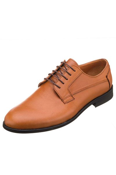 İriadam Nv1086 Tan Leather Neolit Sole Large Size Men's Classic Shoes in Numbers 45,46,47,48,49,50