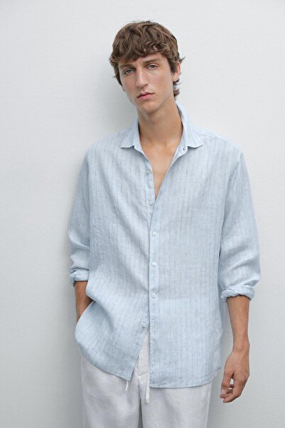 Massimo Dutti Regular fit striped shirt