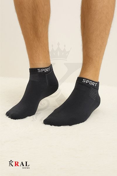 KRAL SOCKS Мъжки чорапи унисекс, 6 чифта безшевни памучни чорапи тип дерби, дамски чорапи от памук
