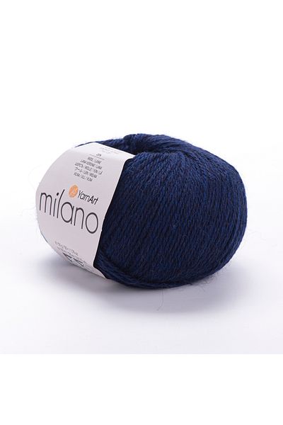 Yarnart Milano - Χειροποίητο Πλεκτό Νήμα Navy Blue-877