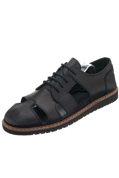 İriadam Ard2021 Black Thermo Sole Large Size Summer Men's Shoes