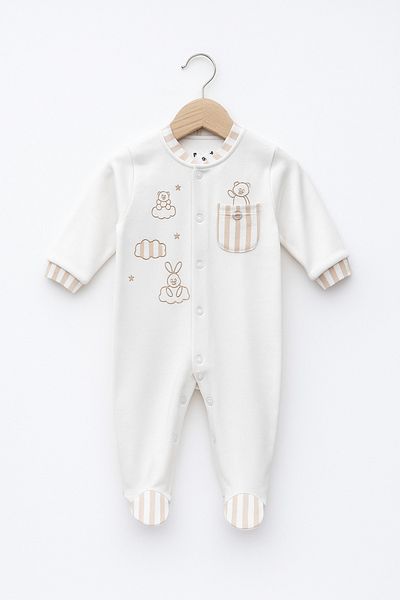 Aziz Bebe Jumpsuit with Pocket Booties
