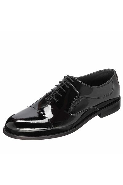 İriadam Cs1365 Black Patent Leather Top Quality Large Size Men's Classic Shoes Comfortable Wide Fit