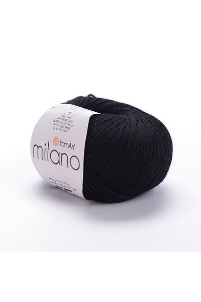 Yarnart Milano - Χειροποίητο Νήμα Πλεξίματος Μαύρο-850