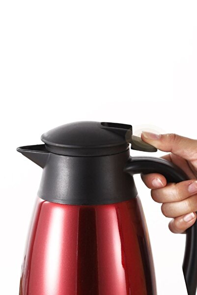 Weather Forecast 304 Steel 2L Double Layer Red Vacuum Camping Picnic Large Tea Thermos Cin553Kr