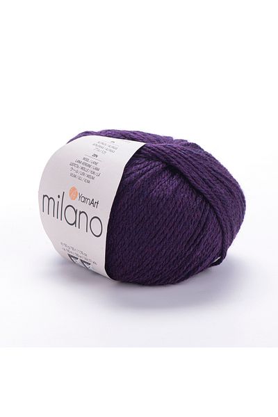 Yarnart Milano - Χειροποίητο Νήμα Πλεκτομηχανής Μελιτζάνα Μωβ-872