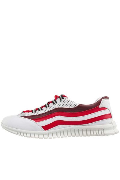 İriadam 45 - 46 - 47 - 48 -49 - 50 Amex White Large Size Cowhide Comfortable Wide Mold Men's Vip Sports Foot