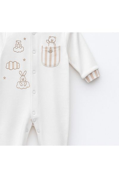 Aziz Bebe Jumpsuit with Pocket Booties