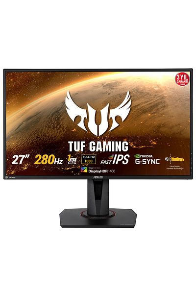 ASUS TUF Gaming VG279QM Monitor - 27 inch, FHD, 280Hz, G-SYNC Compatible