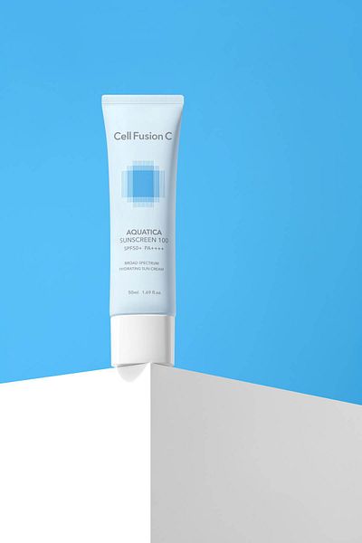 Cell Fusion C AquaTica 100 Spf50 /pa 50 Gr HiGh ProTecTive moisTurizinG Sun Cream - for All Skin TYpes