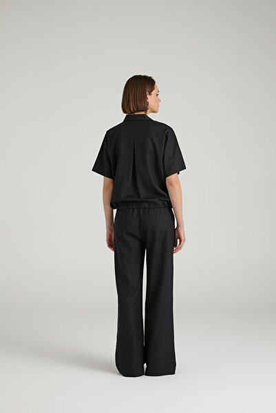 Brand Up Linen Blend Comfort Fit Trousers