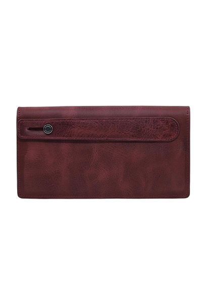Meskanto Vera Genuine Leather Women's Wallet with Zippered Phone Compartment