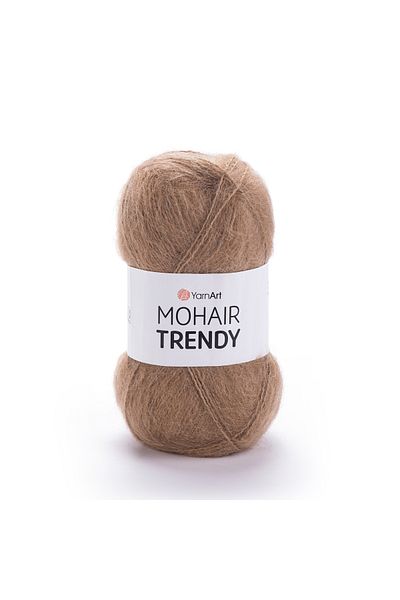 Yarnart Mohaır Trendy - Χειροποίητο νήμα πλεξίματος ανοιχτό καφέ-116