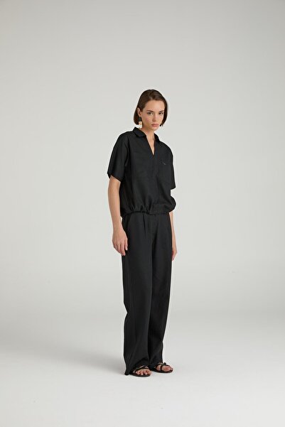 Brand Up Linen Blend Comfort Fit Trousers