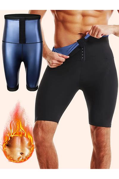 SAUNA SUIT Термо шорти с висока талия и 3 стъпала - 100% допълнително закопчаване