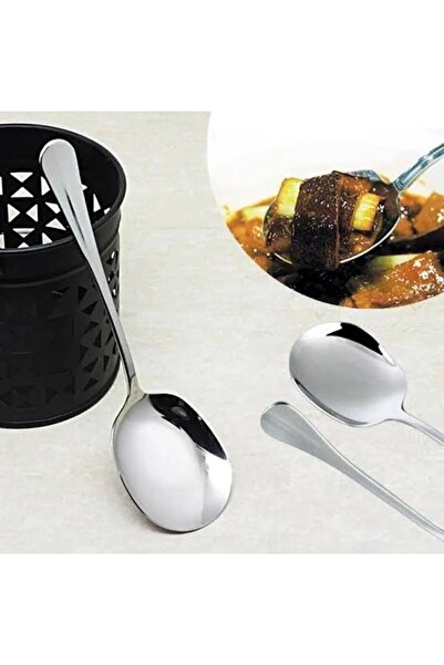 Mirilliahome Set of 10 Stainless Steel Serving Tongs and Ladle – Colander, Spatula, Serving Utensils