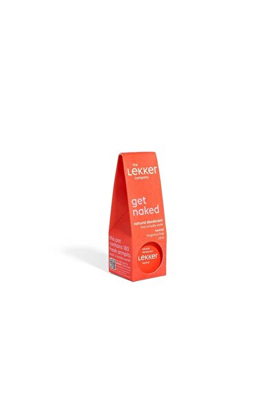 LEKKER Deodorant Crema Neutral, Natural, Vegan, Fara Aluminiu, 30g (Zero Plastic)