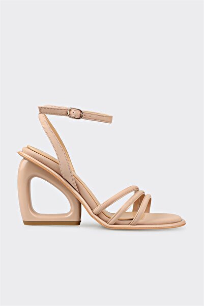 Elle Shoes Naturel Kadın Sandalet