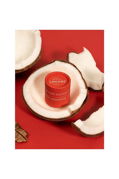 LEKKER Deodorant Crema Neutral, Natural, Vegan, Fara Aluminiu, 30g (Zero Plastic)