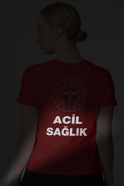 Pratik Medikal Unisex V-Neck 112 Emergency Health Design