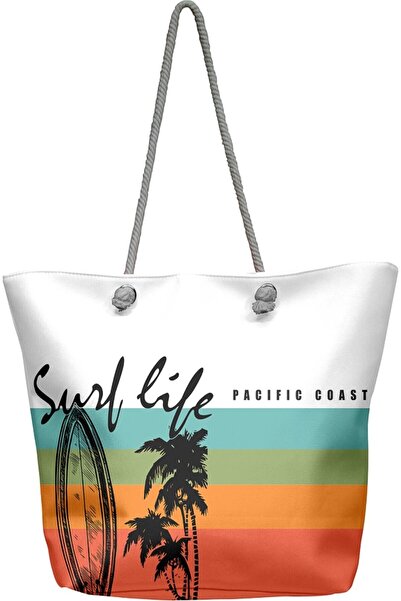 C&City Y1670-17 női strandtáska - többszínű design