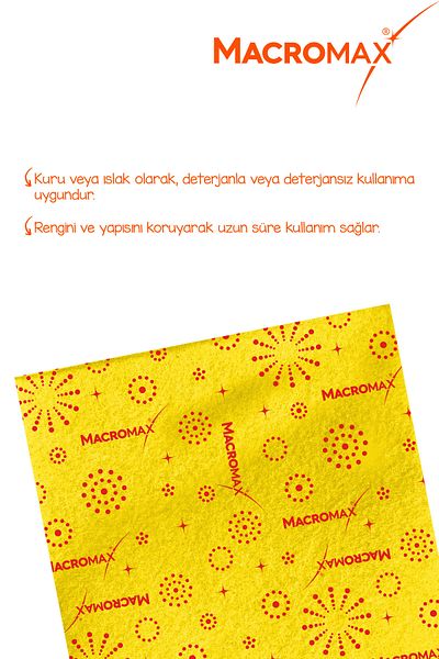 MACROMAX Economical Cleaning Cloth Mega Pack of 9, Super Absorbent Multi-Purpose Kitchen and Surface Cloth