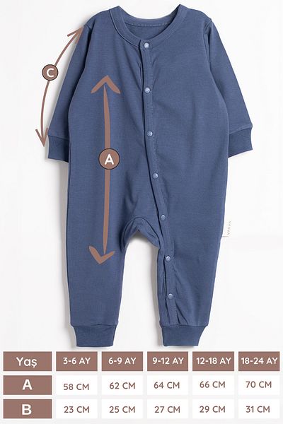 Vauva Long Sleeve Snap Romper Girls Boys Baby Kids Printed Seasonal Romper