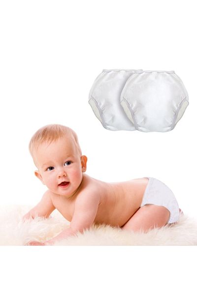 Sevi Bebe Set 2 chilotei antrenament toaleta (10-15 kg) Alb SeviBebe