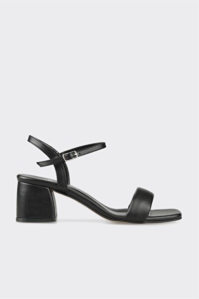 Elle Shoes Siyah Kadın Günlük Sandalet