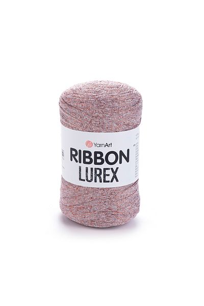 Yarnart Rıbbon Lurex - Glitter, Αξεσουάρ Χειροποίητο Πλεκτό Σχοινί Γκρι-χάλκινο Glitter-727