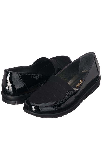 İriadam 41,42,43,44 Drl1123 Black Stretch Large Size Casual Comfortable Wide Fit Special Design Ballerina Shoes