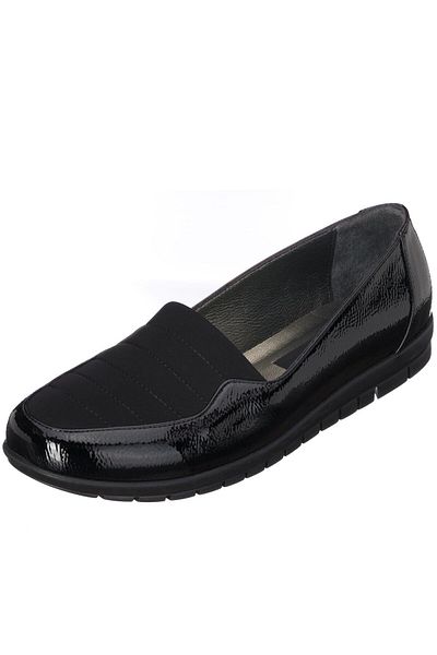 İriadam 41,42,43,44 Drl1123 Black Stretch Large Size Casual Comfortable Wide Fit Special Design Ballerina Shoes