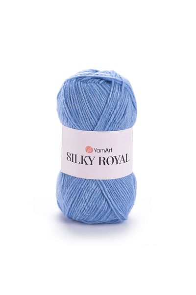 Yarnart Silky Royal - Πλεκτό Χέρι Νήμα Μπλε-443