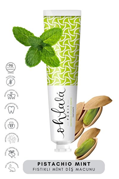 OHLALA Pistachio Mint (ANTEP FISTIĞI-NANE) Diş Macunu 75ml