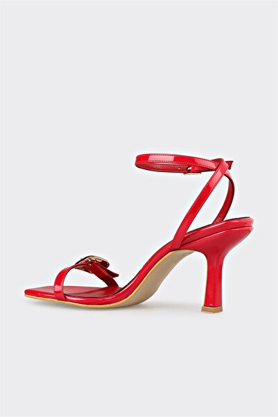 Elle Shoes Kırmızı Kadın Günlük Sandalet