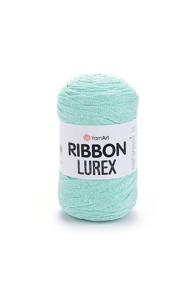 Yarnart Rıbbon Lurex - Glitter, Αξεσουάρ Χειροποίητο Πλεκτό Σχοινί Ανοιχτό Τυρκουάζ-738