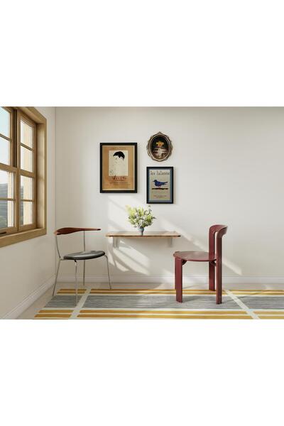 Masif Market Patara Katlanır Masa Amalfi-Beyaz