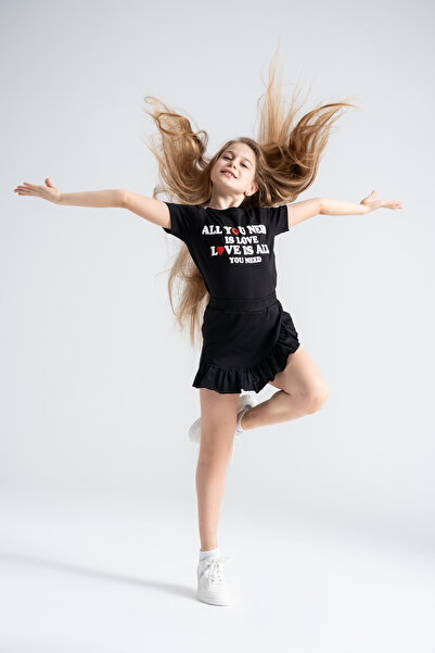 Leggfly Kız Çocuk Yazlık Şort Etek – Pamuklu, Rahat Kesim, Günlük Giyim