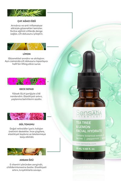 Sensatia Botanicals Tea Tree & Lemon Deep Moisturizer 20ml
