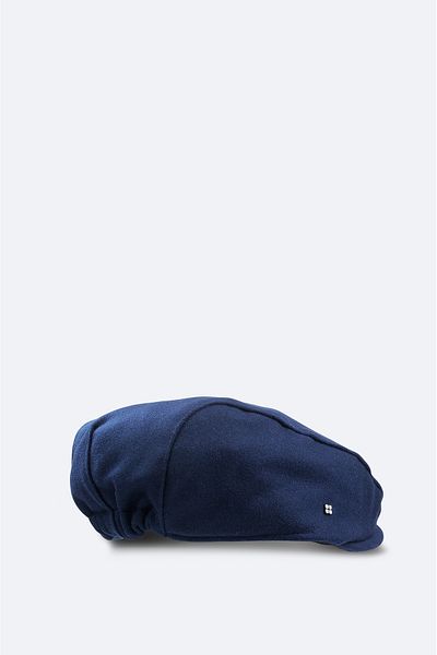 Avva Men's Navy Blue Woolen Cap Hat A32y9200