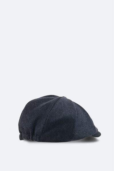 Avva Men's Anthracite Woolen Cap Hat A32y9202