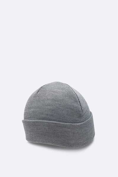 Avva Men's Gray Embroidered Border Beret A32y9205