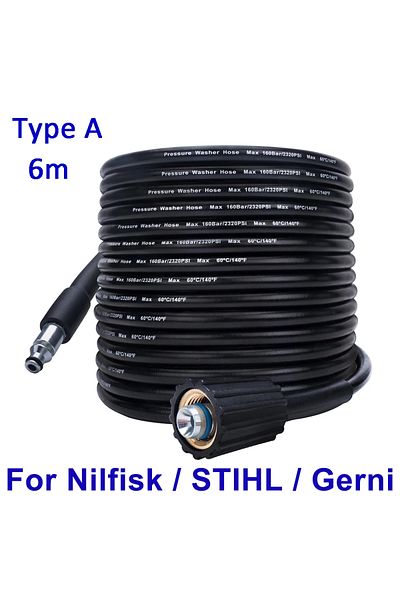 Choice Type A-6m 6~10m High Pressure Water Cleaning Hose Pipe Cord Pressure Washer Hose Car Washer Water Ho