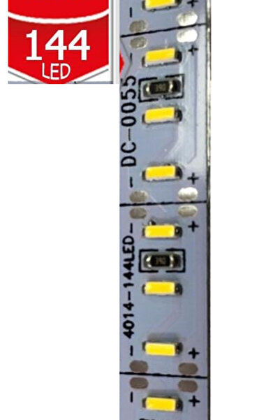 Hazar Led 24 Volt 4014 Ledli Led Bar Alüminyum Çubuk 144 Ledli Beyaz