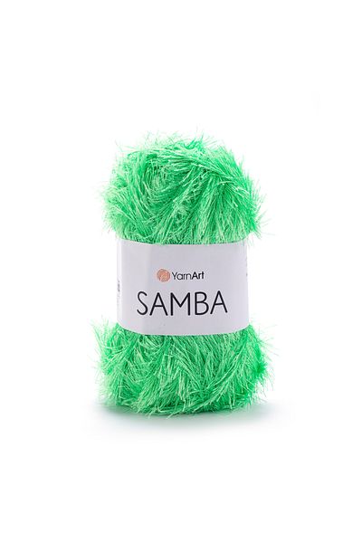 Yarnart Samba - Χειροποίητο Πλεκτό Σχοινί Ανοιχτό Πράσινο-09