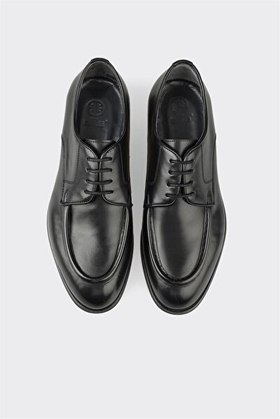 Elle Shoes Siyah Deri Erkek Klasik Ayakkabı