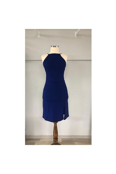 Bijutek Strappy Model Crepe Fabric Women's Graduation Dress