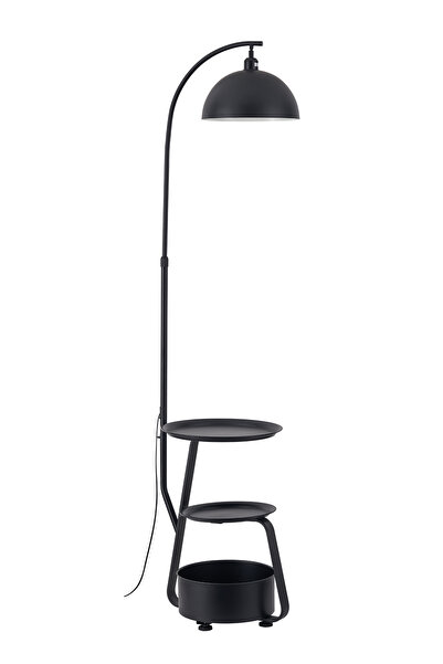 Apliqa Belezza Siyah Sehpalı Lambader