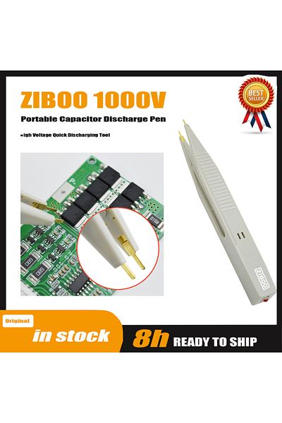 Choice ZIBOO 1000V Portable Capacitor Discharge Pen High Voltage Quick Discharging Tool